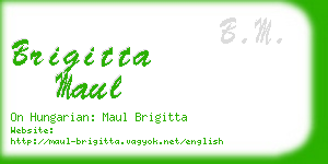 brigitta maul business card